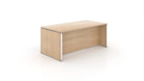 Chiarezza Freestanding Executive Desk Noce with Laminate Top