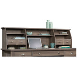 Sauder Shoal Creek Organizer Hutch, 17 7/8"H x 65 1/8"W x 12 3/4"D, Diamond Ash