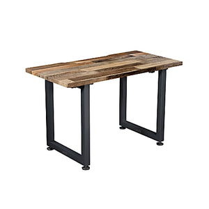 Vari Table Desk, 48" x 24", Reclaimed Wood/Slate